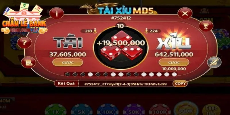 tài xỉu md5 